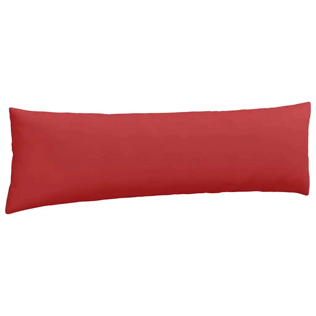 Cuscini da Divano 2 pz | Cuscini per sedie Rosso 145 x 40 cm Tessuto
