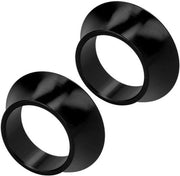 Taper Washer in Alluminio - Nero - Per Forcella - Conico - Spacer per Testa per Bicicletta Strada e Montagna - 2 pezzi