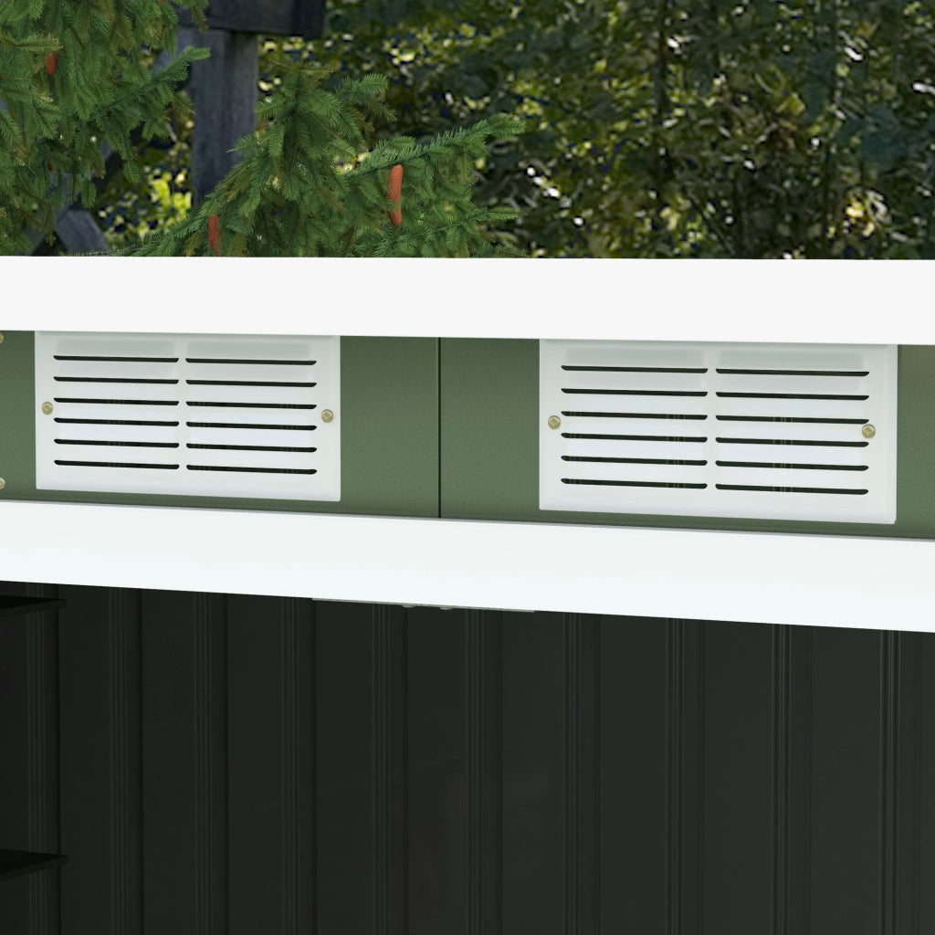 CASA DA GIARDINO 3,2 m² in acciaio verde chiaro