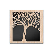 ALBERO - Quadro arredo LASERCUT composito Legno e PVC Misura: 60x60 cm
