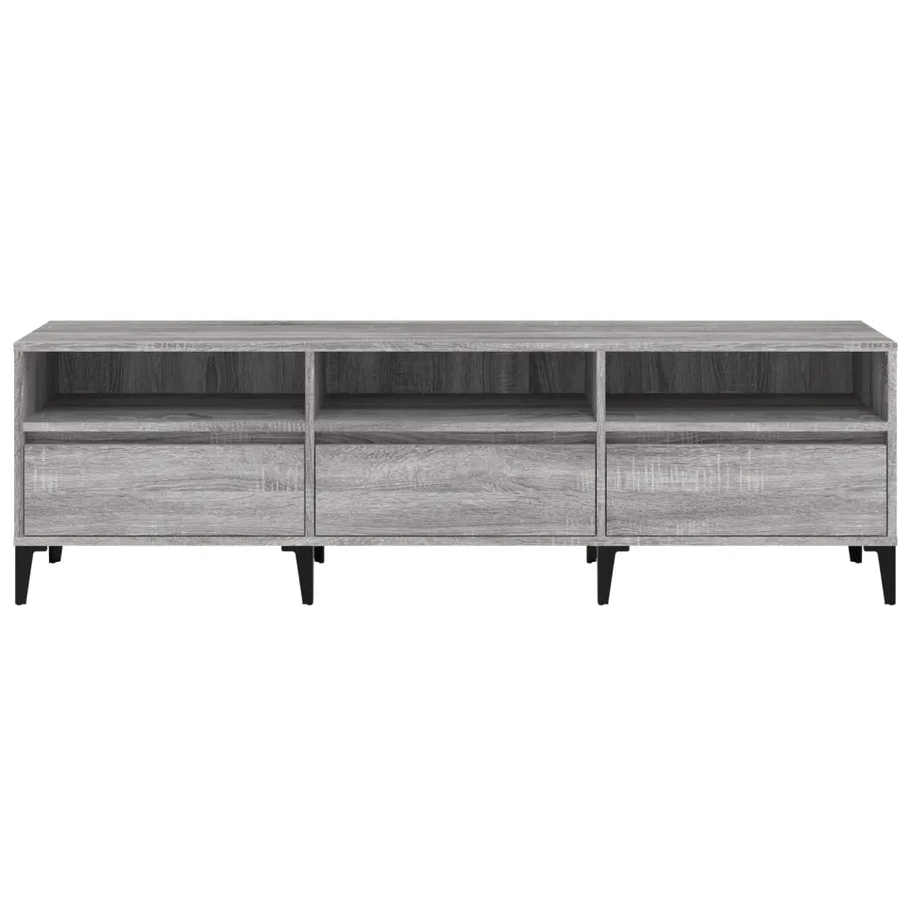 Mobile Porta TV Grigio Sonoma 150x30x44,5 cm Legno Multistrato 831923