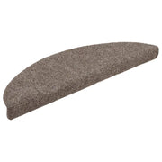Tappetini per scale autoadesivi 20 pz 56x17x3 cm beige semicircolari 3365676