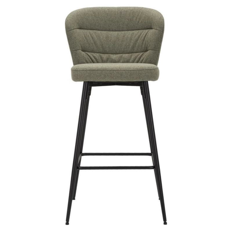 Sgabello Bar Losanna Verde Set 2 Pz cm 52x59x108