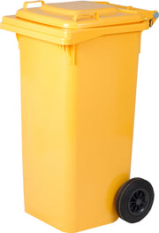 ICS BIDONE QUADRO PER DIFFERENZIATA Lt. 120 - cm. 55x50x94 h col. Giallo