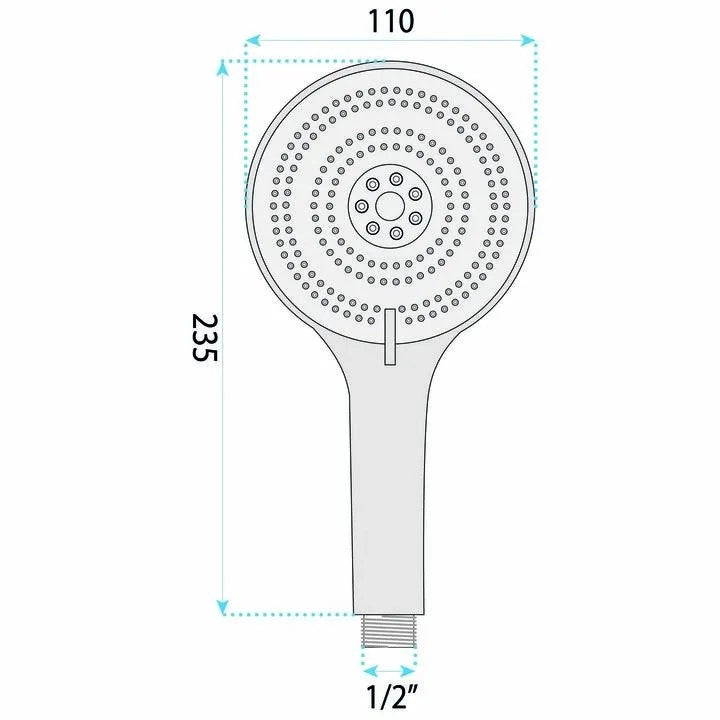Doccia A Mano Rea Js-019 Brush Nickle