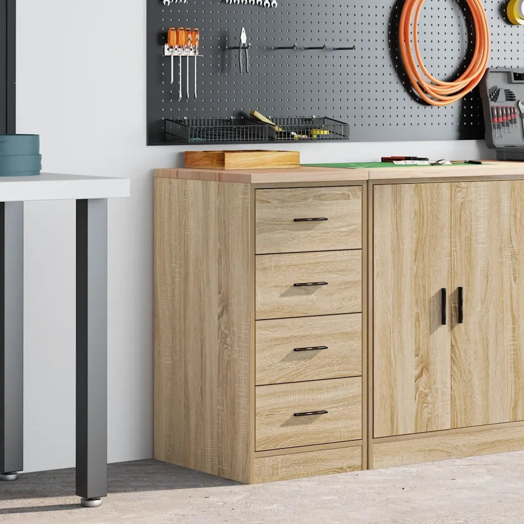 Armadietto da Garage Rovere Sonoma 40x51x85 cm 860591