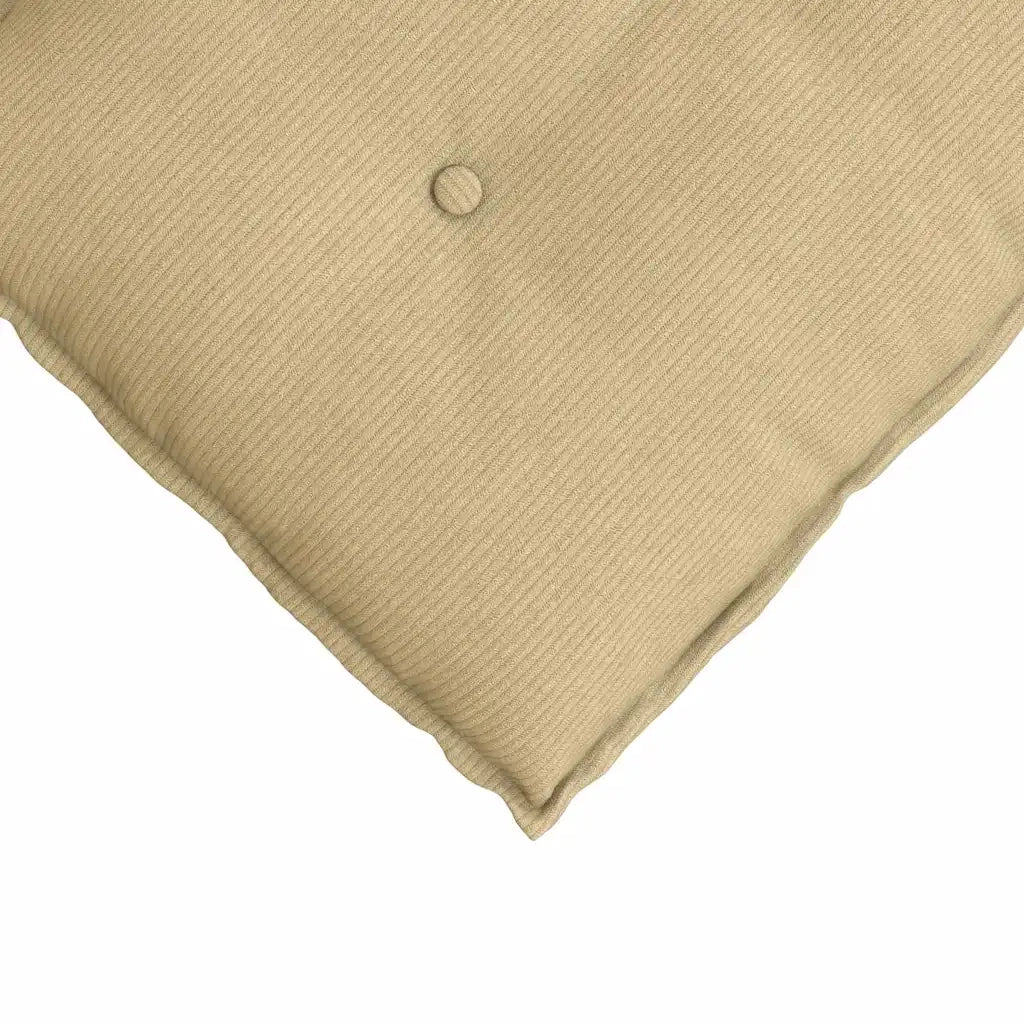 Cuscino per Schiena Grigio Verde 50 x 45 cm Tessuto in Cords 42014654