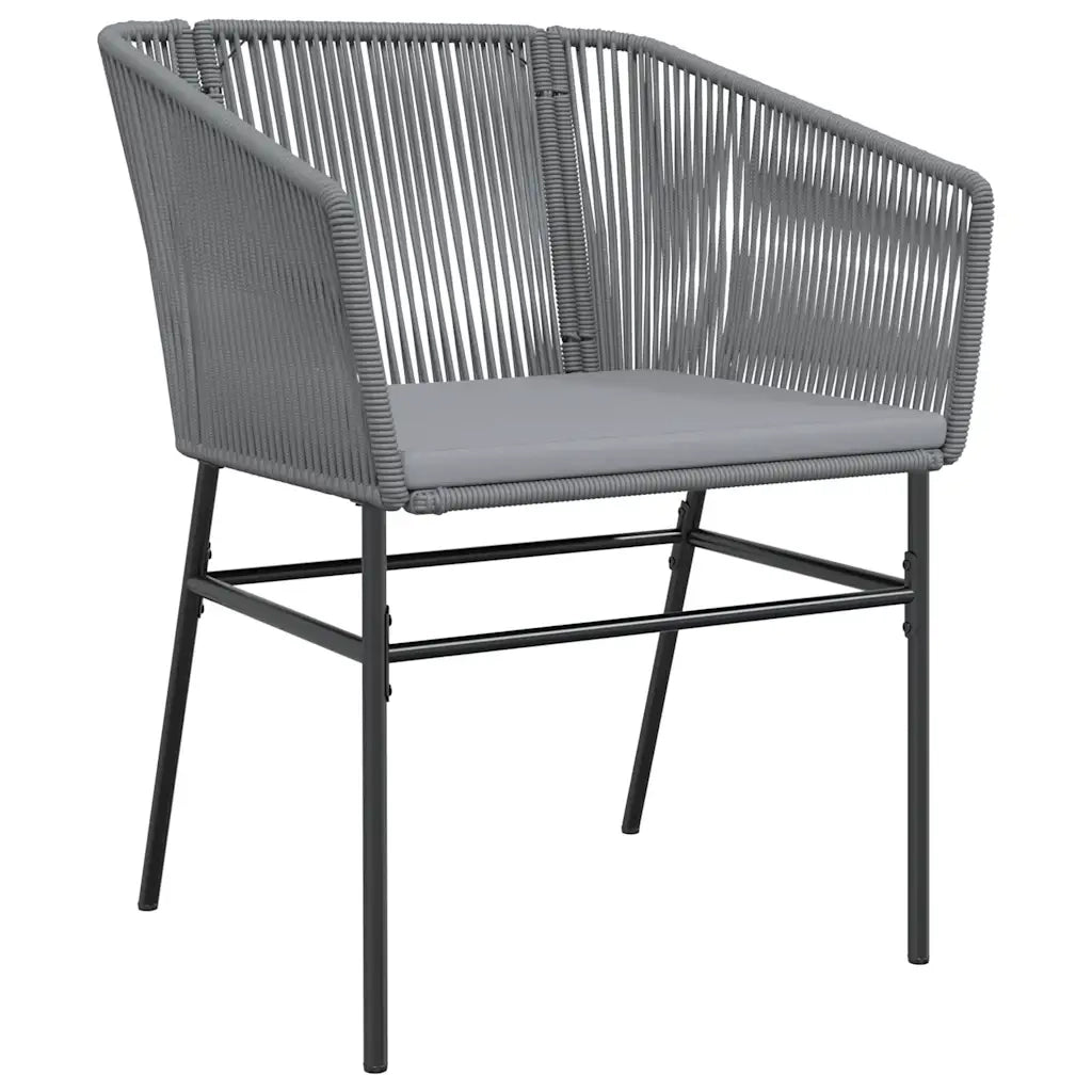 Set da Pranzo da Giardino 7 pz con Cuscini Polyrattan Vetro 3334531