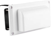 Ventilatore di scarico - 12 V - Elevato rendimento - Bianco - Ventilatore di scarico laterale - Migliorata qualità dell'aria - Adatto per caravan, barca, yacht
