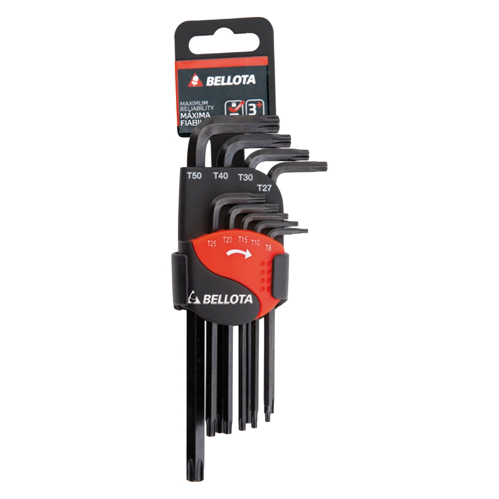1cf chiavi torx in serie (t9-t50) 9 pezzi cod:ferx.513413nlm