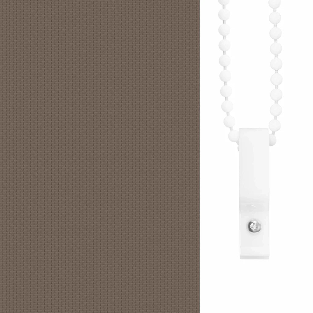 Tenda a rullo oscurante 124,4x175 cm Tessuto Larghezza 120 cm caffè 240126