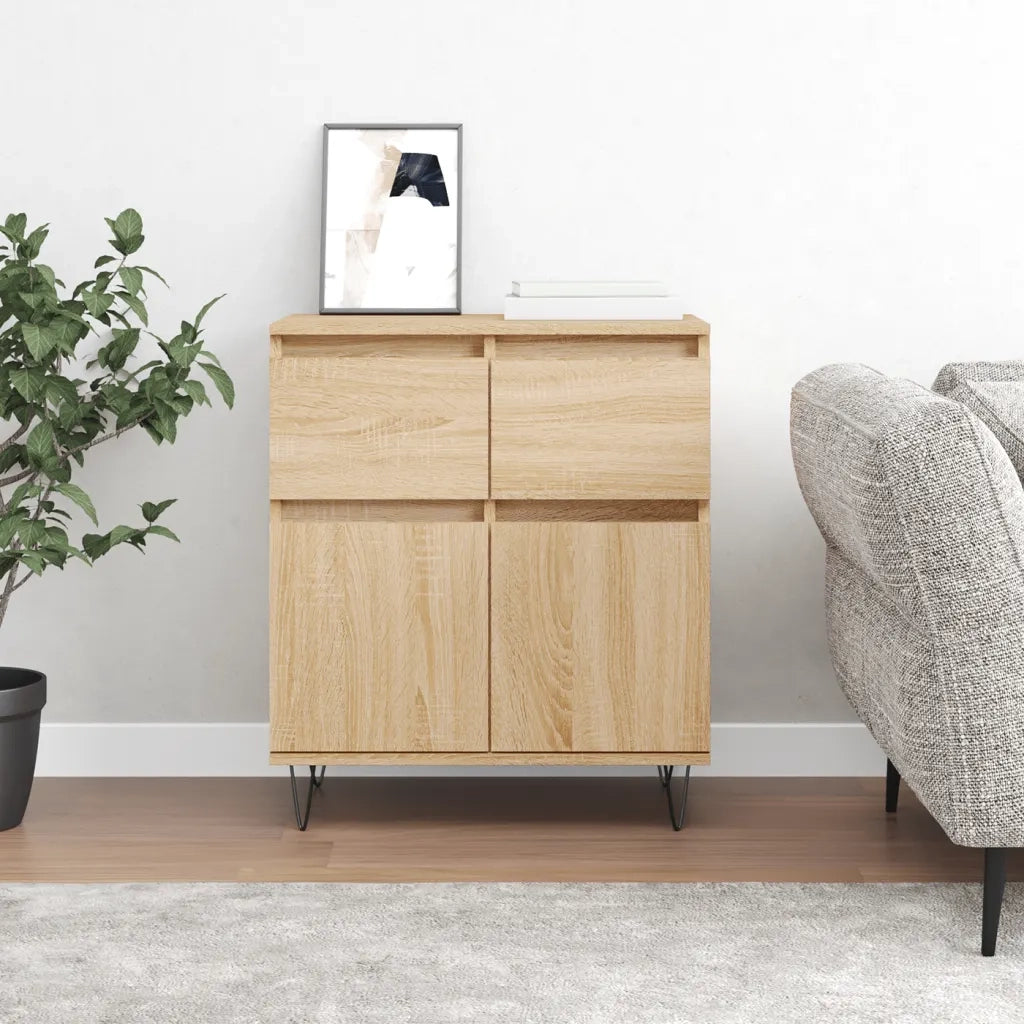 Credenza | Madia | Buffet da pranzo | Armadio da pranzo Rovere Sonoma 60x35x70 cm in Legno Multistrato