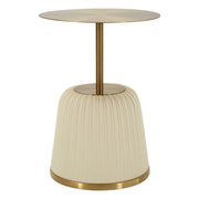 Tavolinetto Egle Bianco cm ø 40x55
