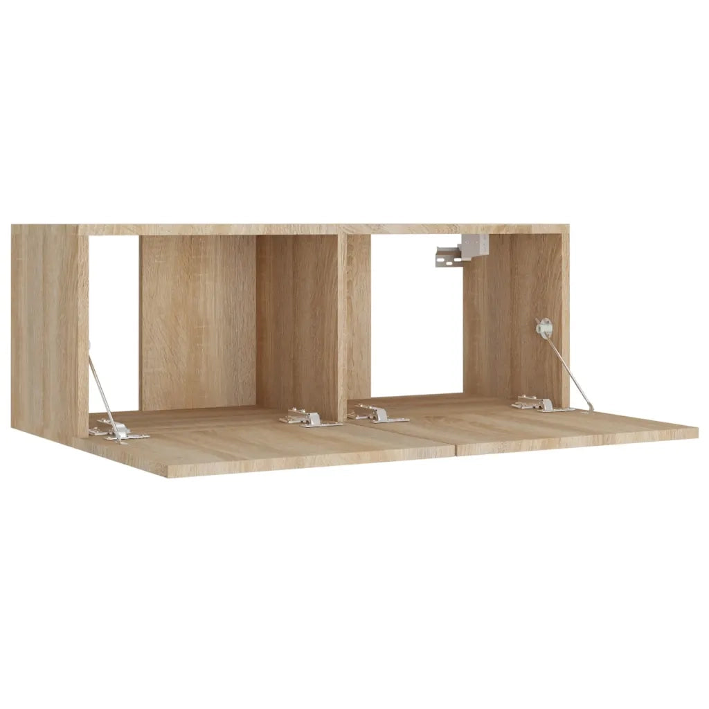 Set Mobili Porta TV 8pz-Set di 8 Credenza per TV Rovere Sonoma in Legno Multistrato 194151
