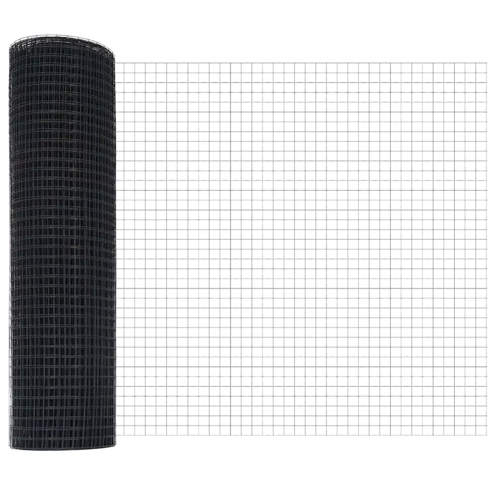 Palo della recinzione Grigio 100 x 0,6 m (rete 12 x 12 mm)