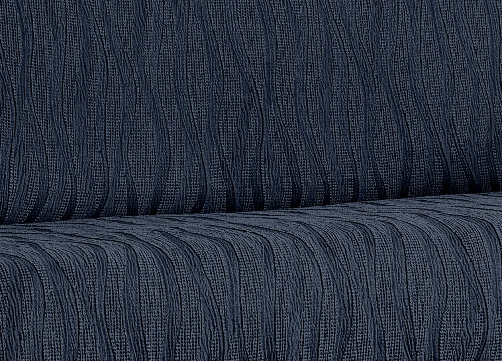Copridivano Sofà Poltrona Elasticizzato Protezione Macchie Modello Wonderful - 2 Posti - Blu
