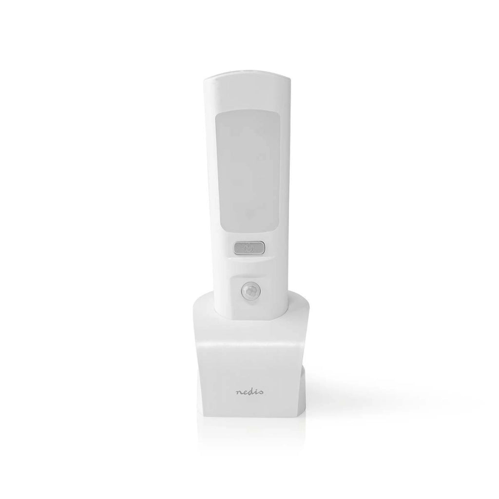 Torcia LED regolabile 2 in 1 con sensore di movimento Bianco Nedis
