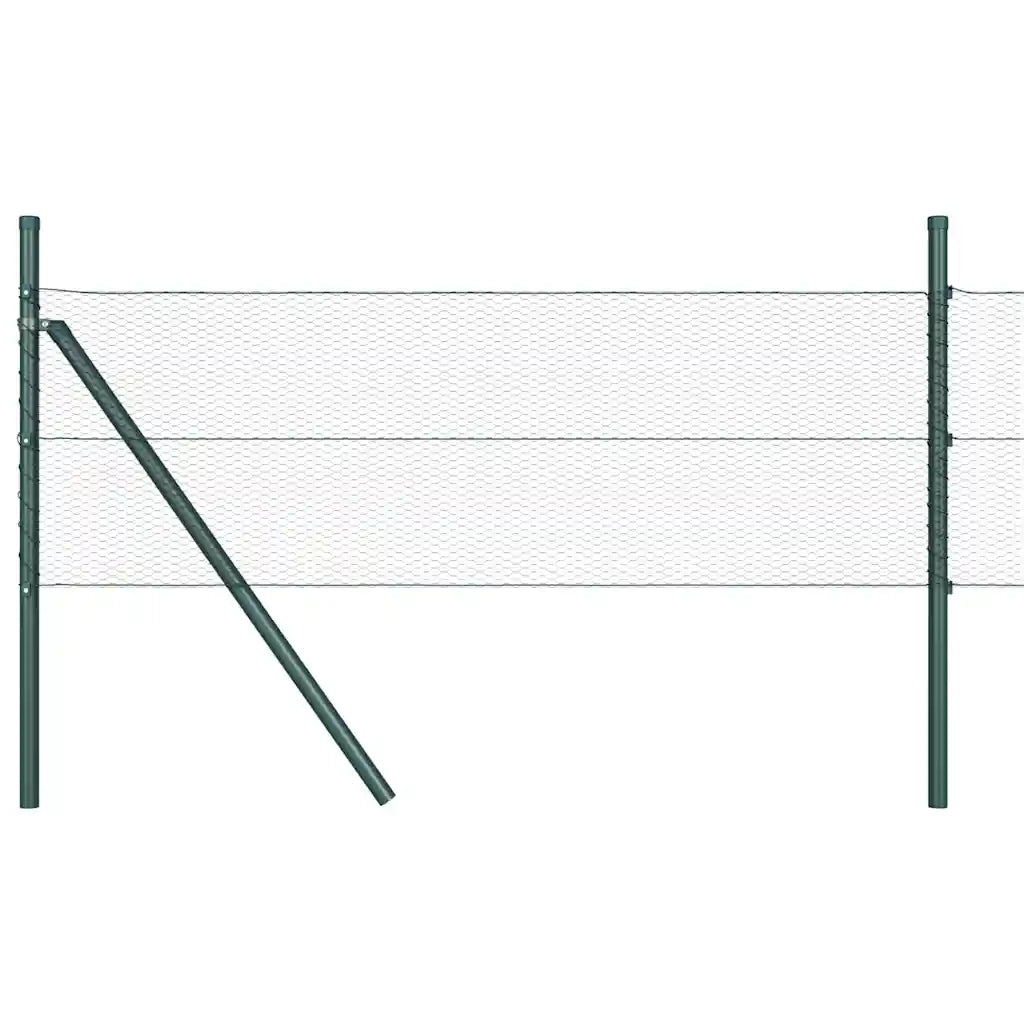 Palo della recinzione Grigio 50 x 0,5 m (maglia 13 mm)