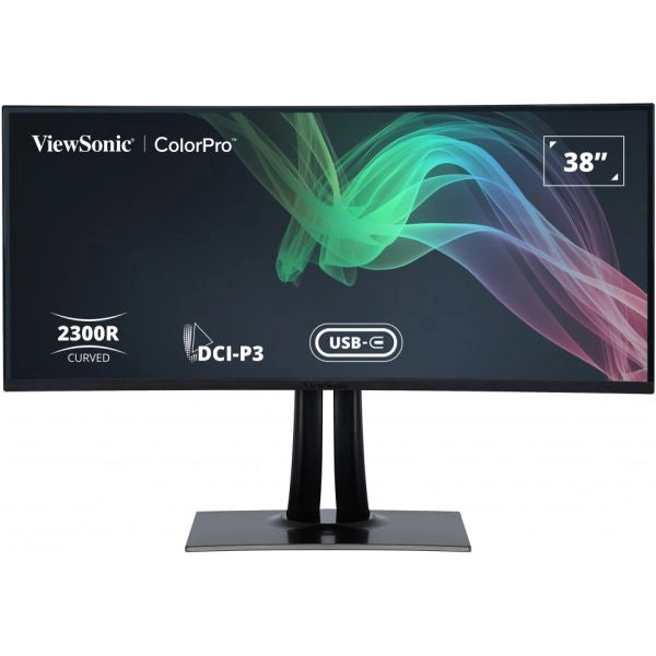 Viewsonic vp3881a monitor pc 96,5 cm (38") 3840 x 1600 pixel quad hd+ led nero