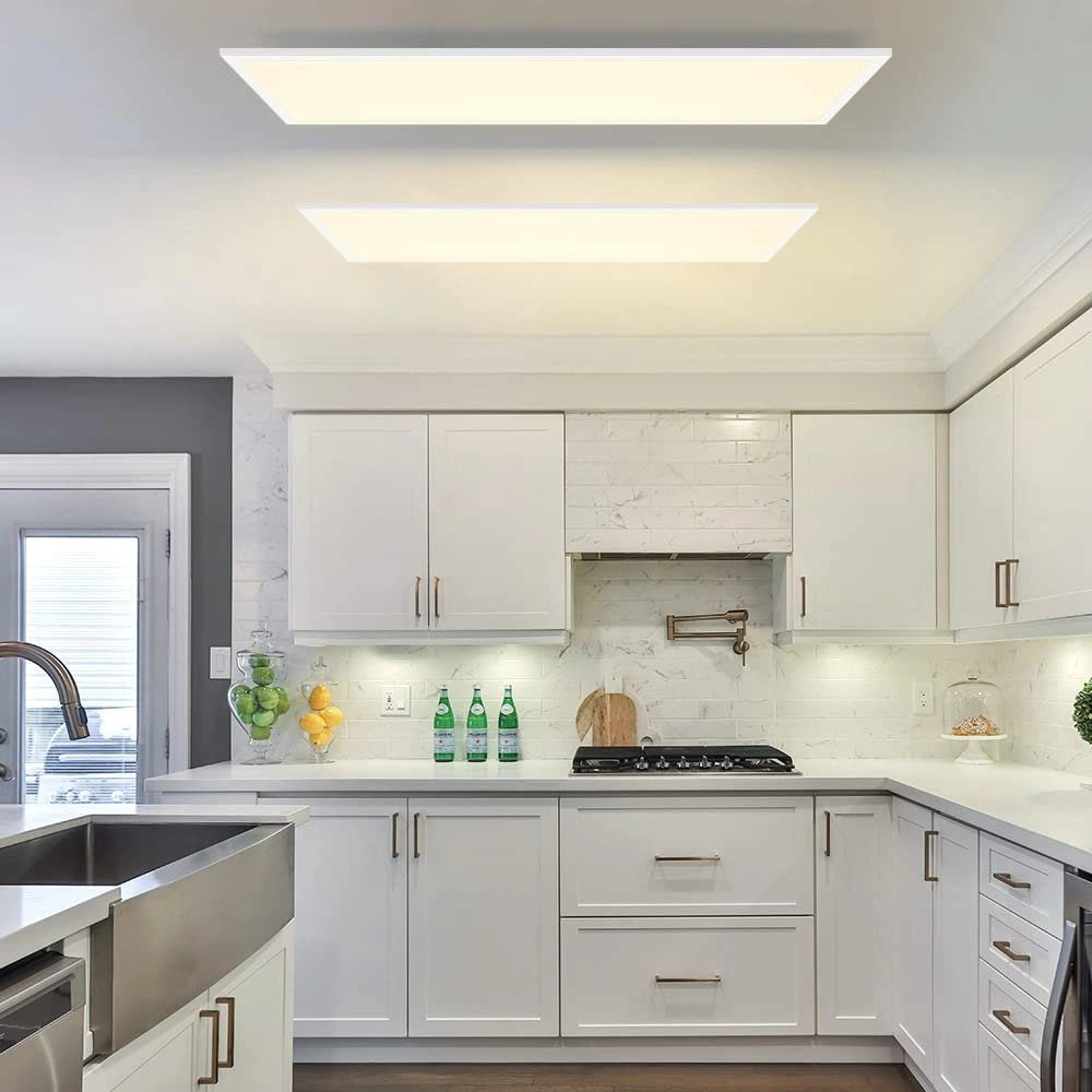 ZMH Lampada da soffitto plafoniera a pannello LED dimmerabile con telecomando