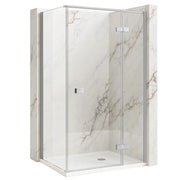 Cabina Doccia Rea Atlas 80x80 Chrome sinistra