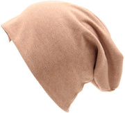 Casco per donne e uomini, realizzato con tessuto di alta qualità, respirante e elastico, con un diametro di 54 cm, Beige