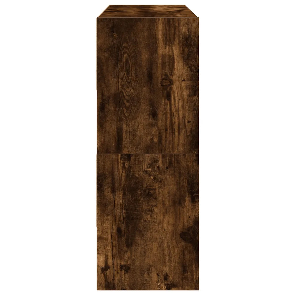 Scarpiere 2 pz Impilabili Rovere Fumo 89,5x30x40 cm CFW5210808
