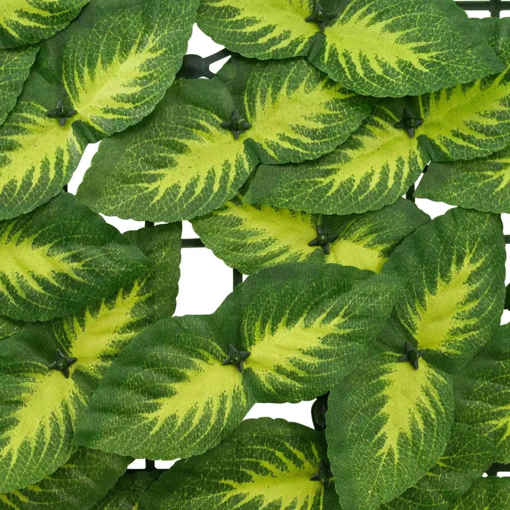 Schermo per balcone con foglie-Pannello per balcone Verde e Giallo 400 x 100 cm 509198