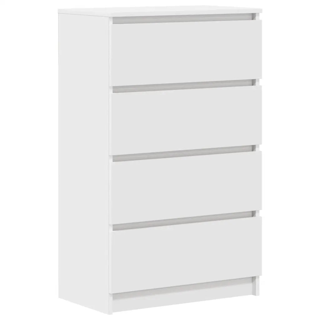 Credenza Bianca 60x35x98,5 cm in Legno Multistrato 800531
