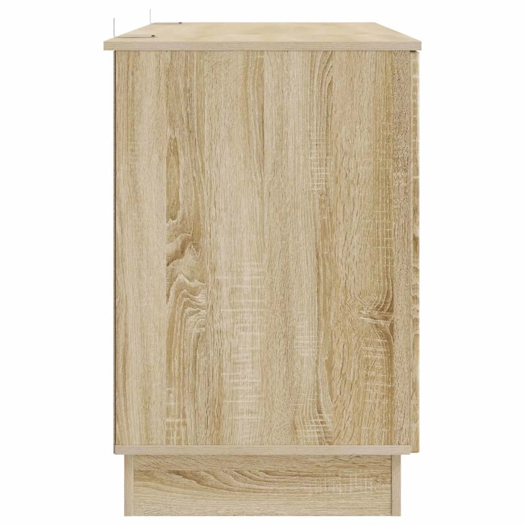 Scrivania | Tavolo da Ufficio Rovere Sonoma 142,5 x 50 x 75 cm Legno ingegnerizzato