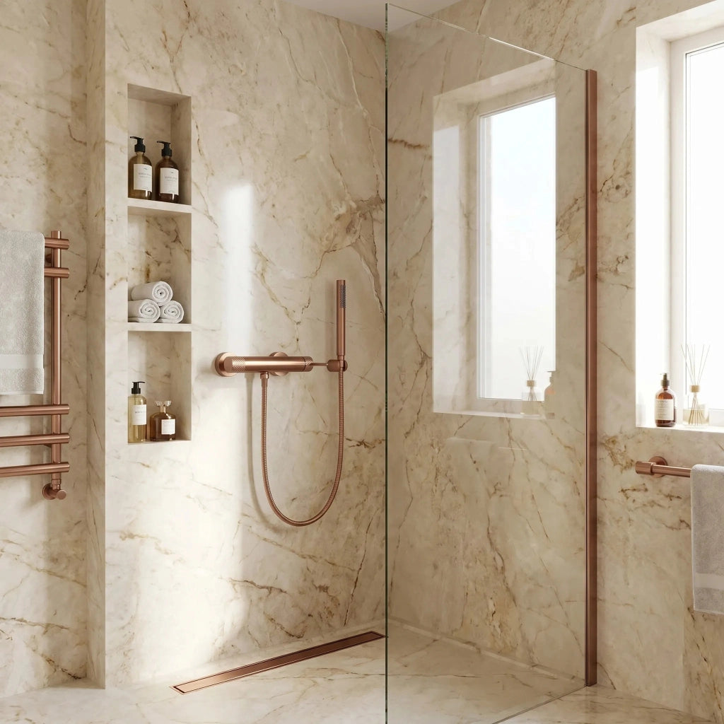 Rubinetto Per Vasca Rea Venti Brush Copper