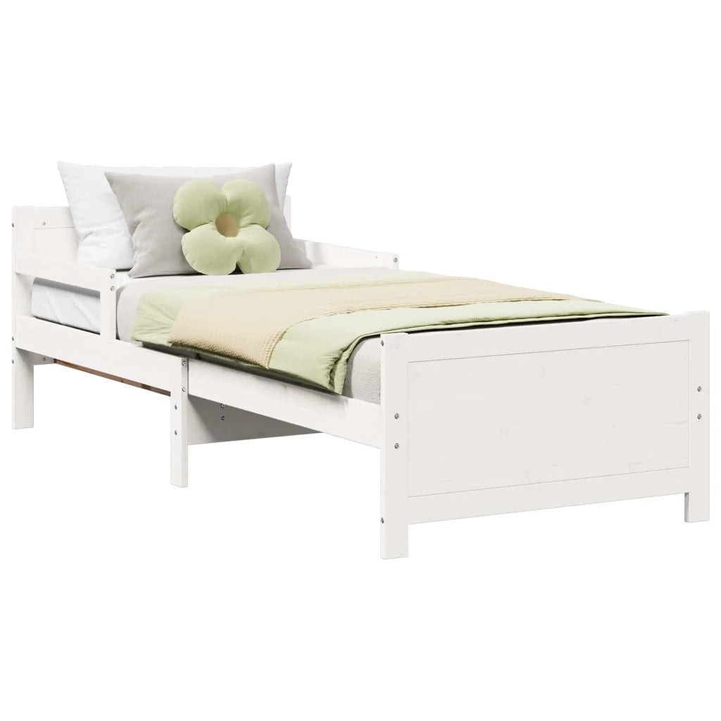 Struttura del letto Bianco 80 x 200 cm Legno multistrato