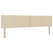 Testiera | Testata Crema 200 cm Tessuto