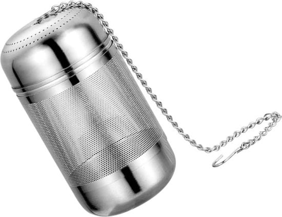Filtro per Tè in Acciaio Inossidabile - Filtro per Tè - Filtro per Tè in Acciaio Inossidabile con Catena di Appoggio