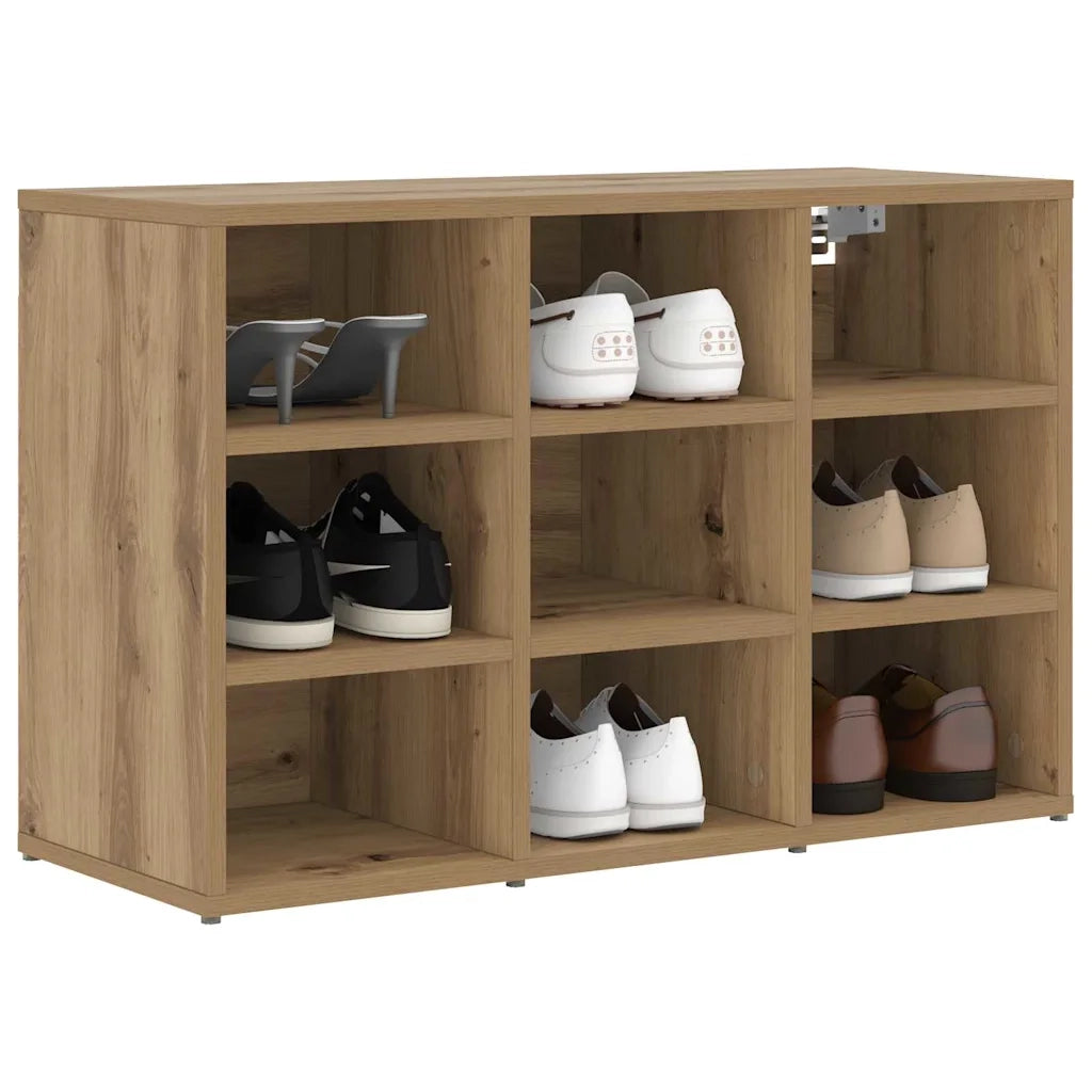 Mobile per scarpe-Scarpiera Rovere artigianale 77,5 x 30 x 51 cm