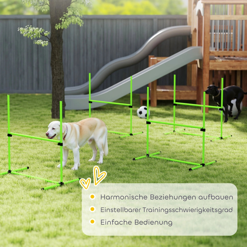 Set Agility per Cani ¨C Minimal ¨C Verde 99x65x94 cm