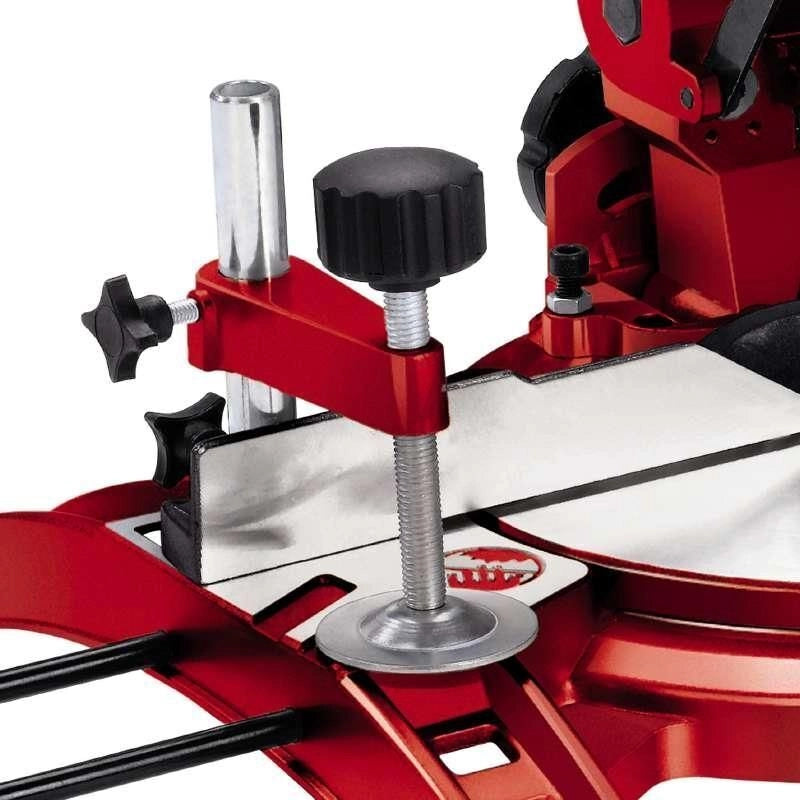 Einhell TC-MS 2112 Troncatrice per Legno 1600 W 5000 rpm Lama HM 210 mm Piano in Alluminio Taglio Obliquo 45°