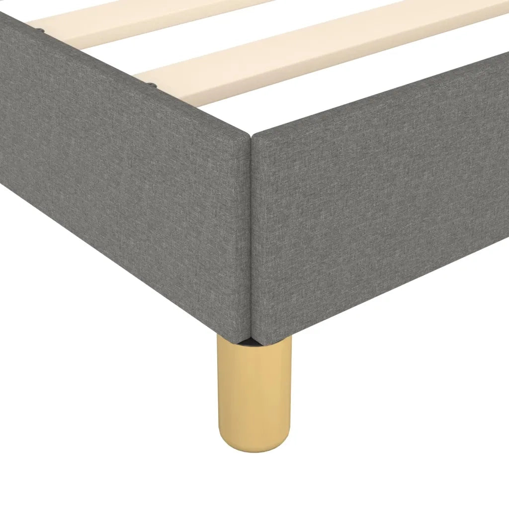 Giroletto senza Materasso Grigio Scuro 120x200 cm Tessuto 3124880