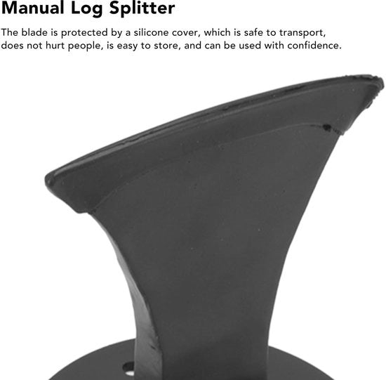 Sfregiatore per legno con struttura in acciaio pesante - Manuale - Adatto per camino/cappa - Compreso set di viti - Dimensioni compatte 11 x 10 x 15 cm - Sfregiatore per legno