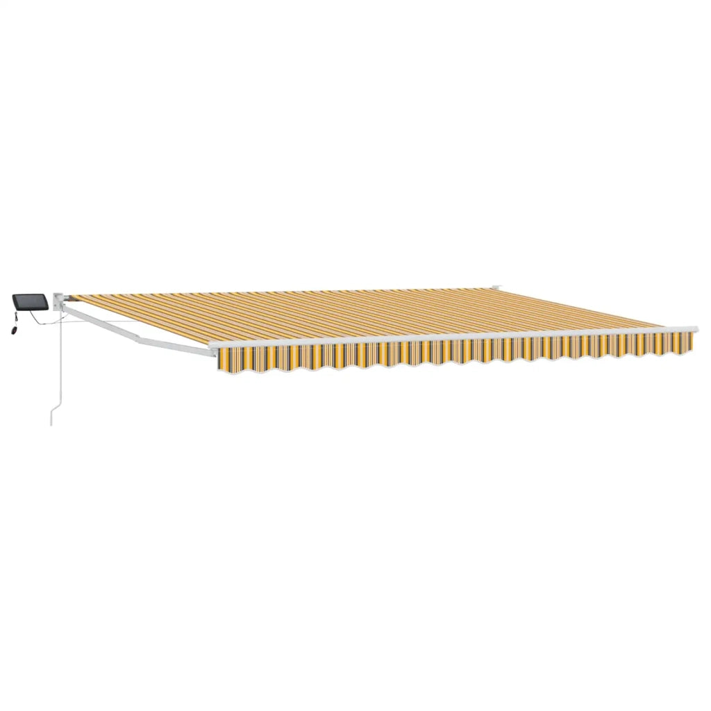 Tenda retrattile manuale con LED 5 x 3 m 3419333