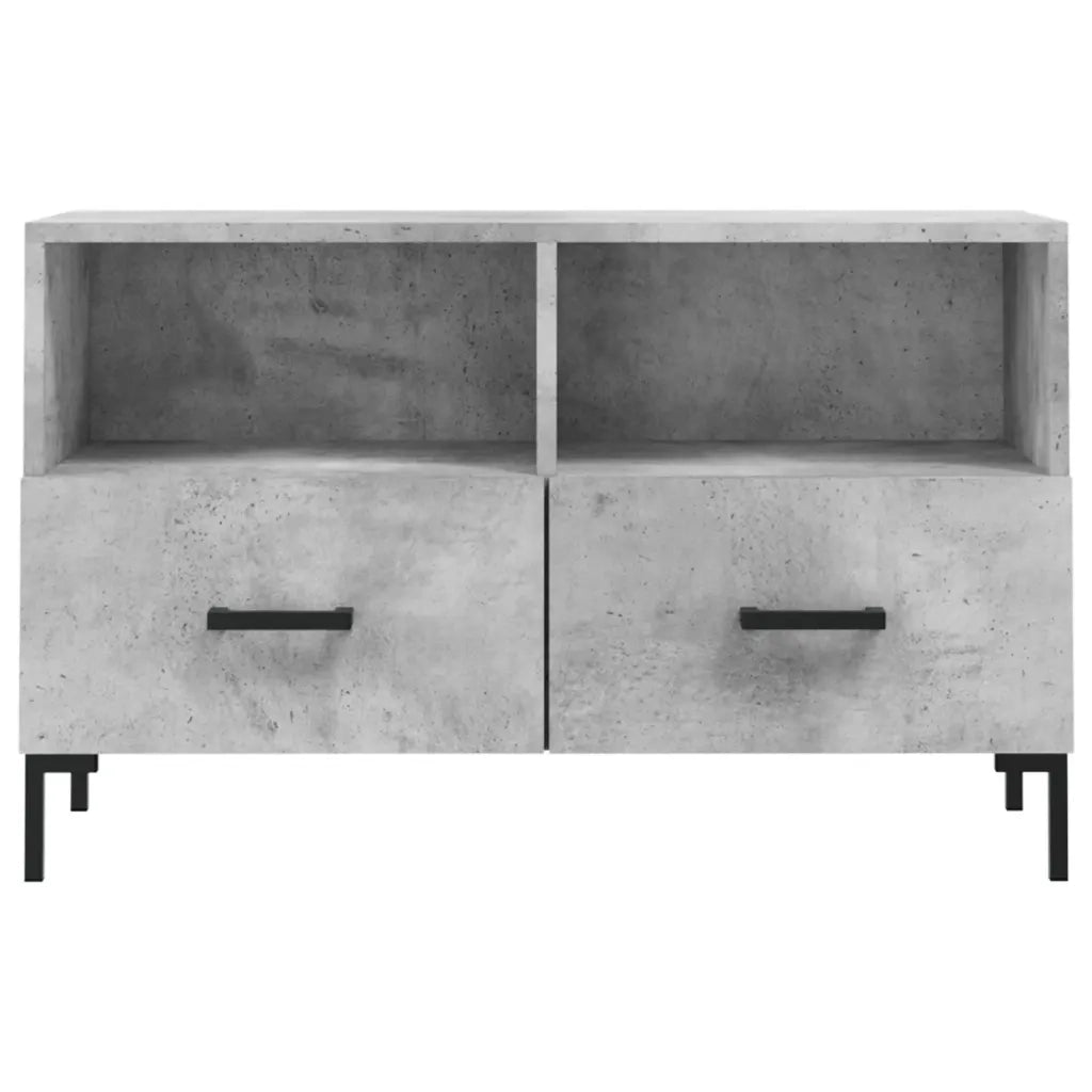Mobile per TV | Armadietto TV | Mobile Porta TV Grigio Cemento 80x36x50 cm Legno Multistrato