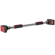 Sbarra Trazioni Porta Regolabile ¨C Xylo ¨C Acciaio Nero/Rosso 75-92cm 200kg