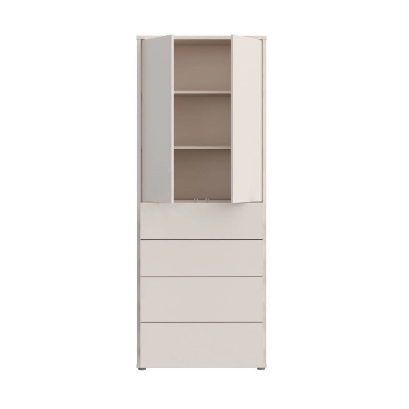 Mobile multiuso Medea 4 cassetti e 2 ante colore cashmere
