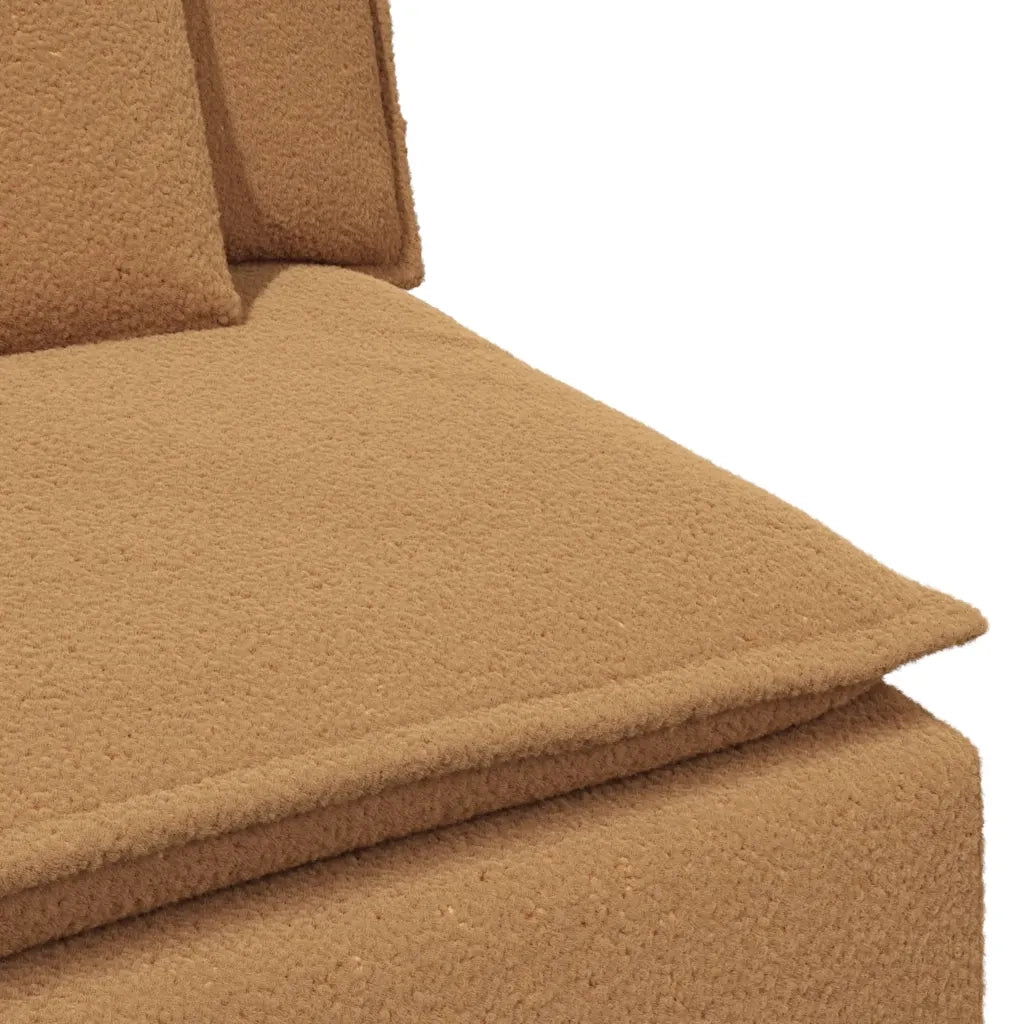 Divano Modulare con Cuscini Beige 3321116