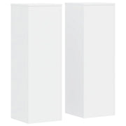 Portavasi mobili per fiori set da 2 33 x 33 x 100 cm legno ingegnerizzato bianco 02_0045286