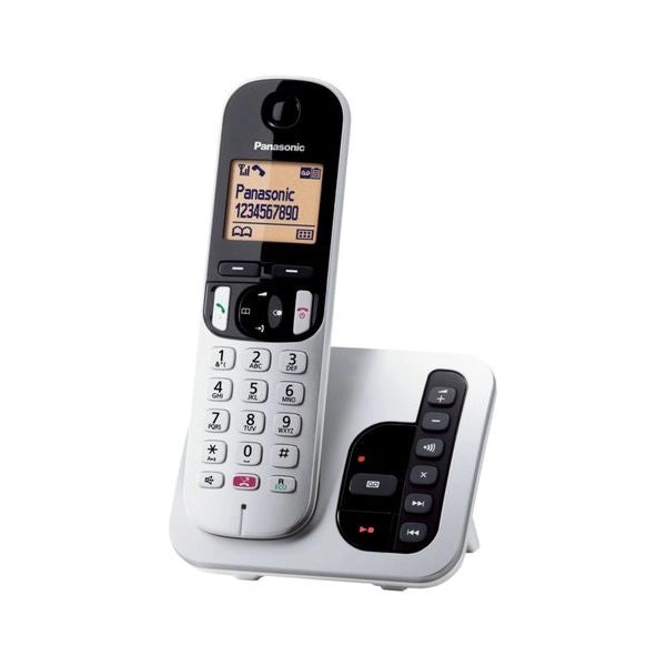 Panasonic kx-tgc260jts silver cordless dect con segret. - PNKX-TGC260JTS