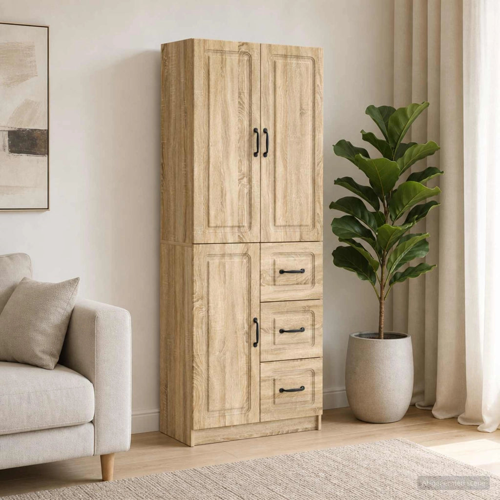 Set di armadi 2 pz Rovere Sonoma Legno ingegnerizzato 3416981