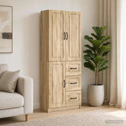 Set di armadi 2 pz Rovere Sonoma Legno ingegnerizzato 3416981