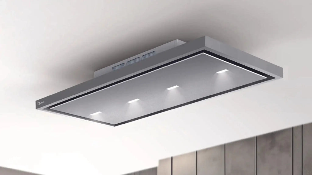 Cappa a soffitto GEA FREE cm 120X60 - Inox - 900 m3/h