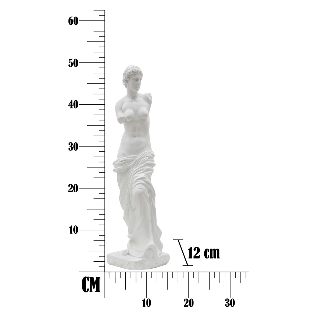 Living, Statua Scultura Classica, Bianco
